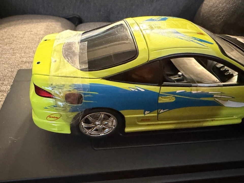 Racing Campions 95 Mitsubishi Eclipse Rápido y Furioso escala 1/18 LEER Foto 3 de 4