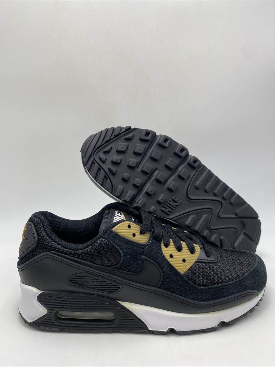 nike air max 90 black metallic gold