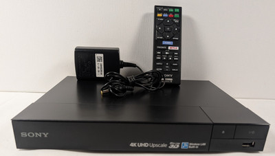Sony BDP-S6500 Smart 3D Blu-ray Player with 4K Upscaling-remote/power cord/HDMI