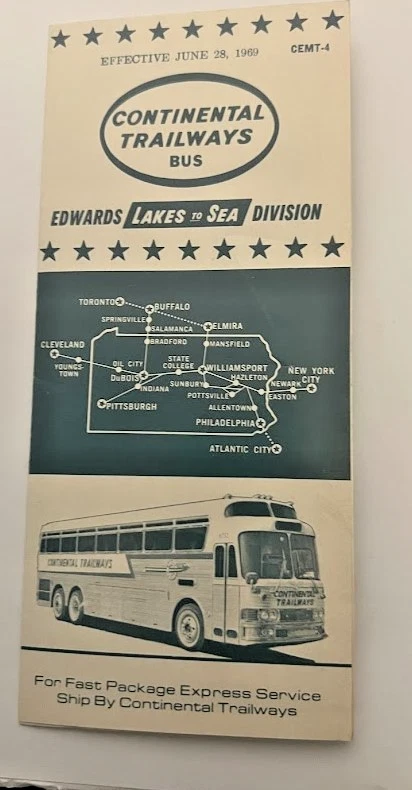 Continental Trailways In Bus & Taxi Cab Collectibles for sale | eBay