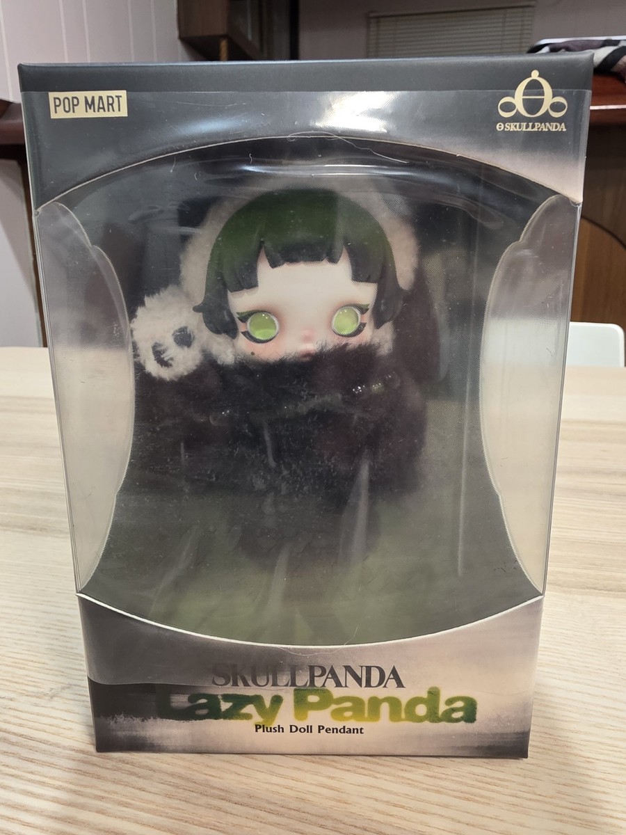 【正規品】POP MART SKULLPANDA Lazy Panda SKULLPANDA Lazy Panda Plush Doll Pendant - POP MART (United