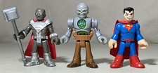 Imaginext DC Super Friends Superman, Steel & Metallo Liga de la Justicia