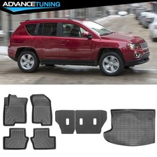 Fits 07-17 Jeep Compass Mppatriot Floor Mats Trunk Mat Backrest Mats - Tpe
