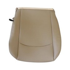 Tan Lower Perforated Leather Driver Side Bottom Replacement Seat Cover