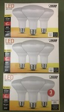 9-Feit Electric 65 W Flood LED Light Bulb BR30 Non Dimmable Soft White 2700k