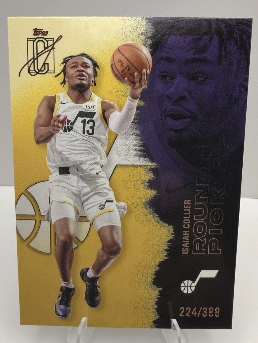 Topps Signature Class 2025/26 Isaiah Collier Utah Jazz #5 Yellow /399