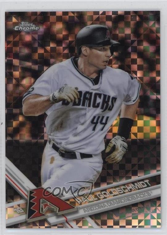 2017 Topps Chrome Wal-Mart Mega Box X-Fractor Paul Goldschmidt #134 1g5
