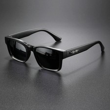 Quality Square Polarized Sunglasses Men Metal Core UV400 Unisex Sun Glasses Trav