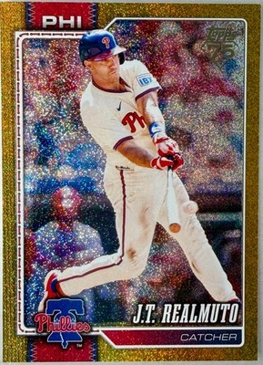 2026 Topps 75th Anniversary Series Two #363 J.T. Realmuto Gold Foil /50 Phillies