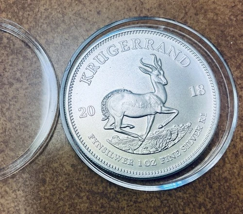 2018 Silver Krugerrand 1 oz — photo from the most recent tracked eBay sale