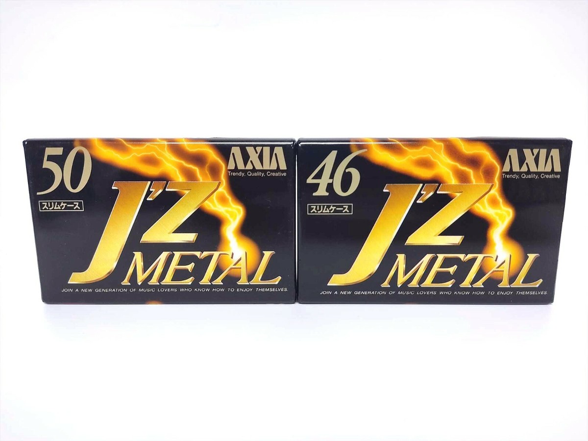 SEALEDx5］AXIA J'z Metal 46 50 54 Type IV Blank Cassette Tape MADE