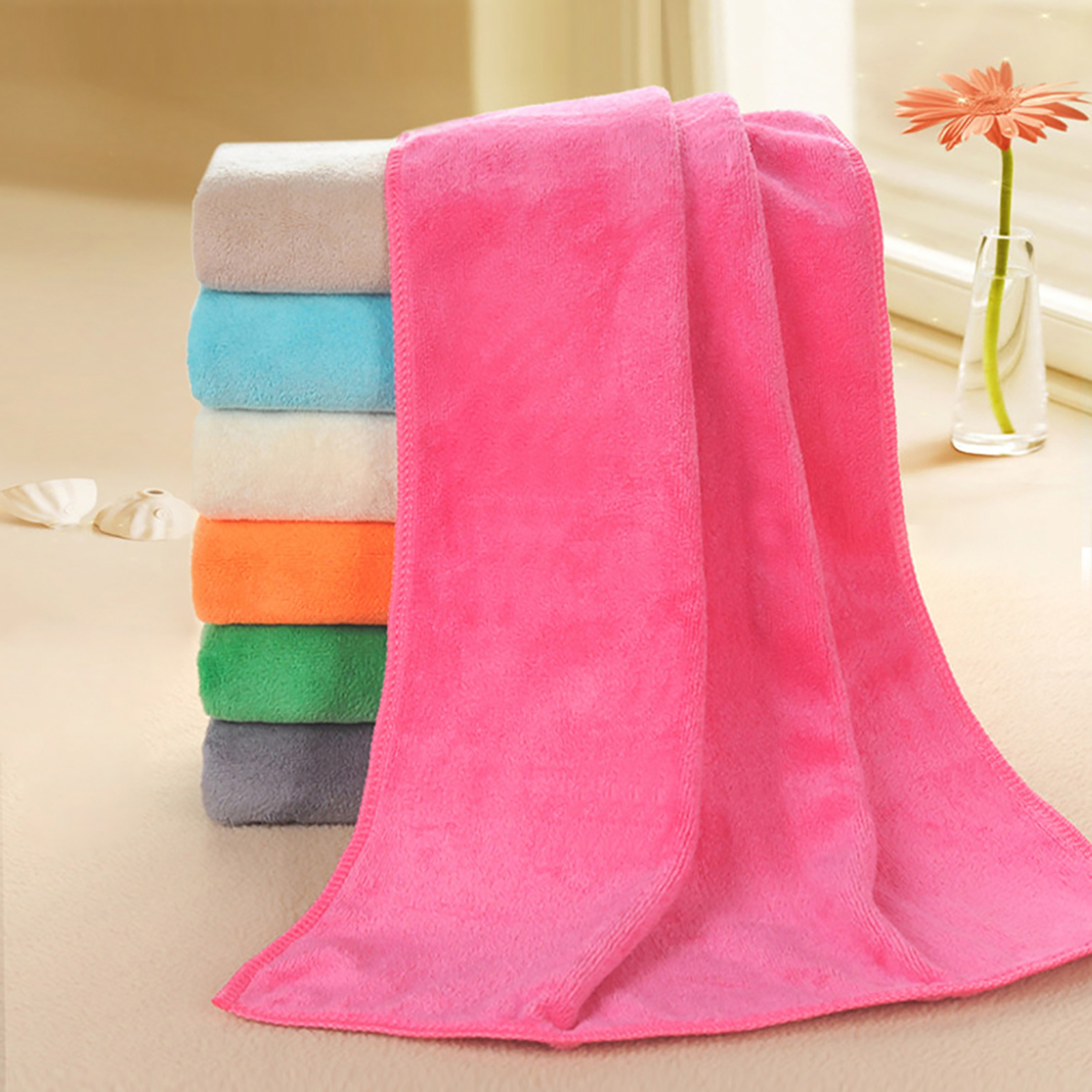 1pc Microfiber Hair Towel Protect Hair Multipurpose Microfiber Hair