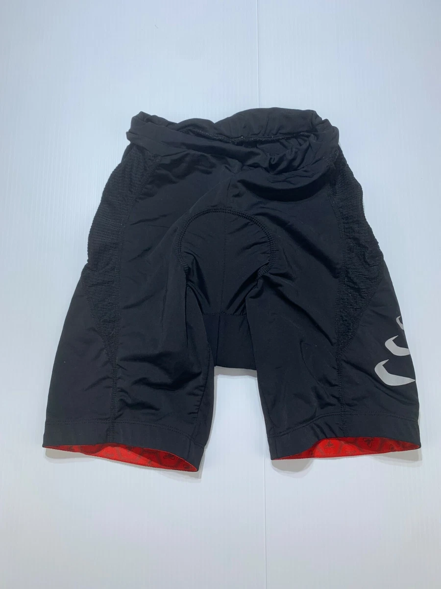 Mens Black Tasdan Stretchy Padded Cycling Shorts Size M B5 eBay
