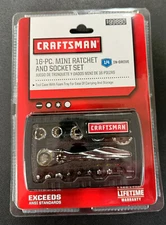 Craftsman 16-PC 1/4" Drive Mini Ratchet and Socket Set