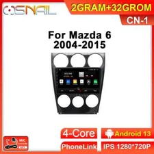 For Mazda 6 2004-2015 Car Radio Carplay Auto Multimedia Video Player GPS Screen