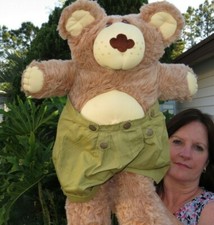 Vintage 1984 Furskins Teddy Bear Plush Stuffed Animal Doll