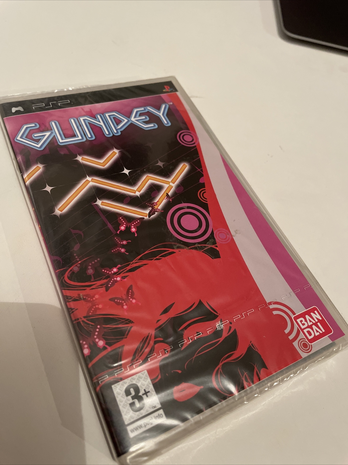 NEUF NEW gunpey defect playstation PSP français blister défaut abîmé