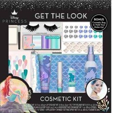 DISNEY PRINCESS THE LITTLE MERMAID Get the Look Cosmetic Set With Cosmetic Bag 