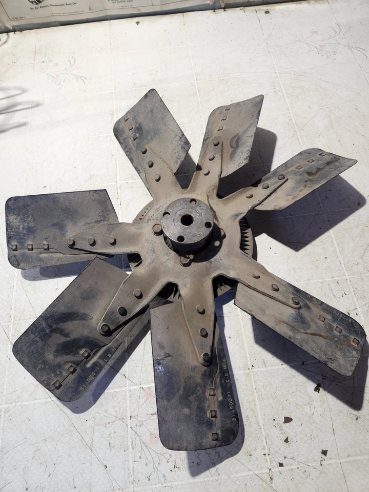 Chevrolet Suburban C10 K10 1981 Truck Gm 19 Inch 7 Blade Fan clutch 14006712 H81 - Image 2 of 3