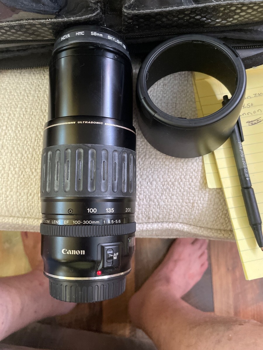 CANON EF 100-300MM 1:4.5-5.6 ULTRASONIC EF ZOOM LENS Made In