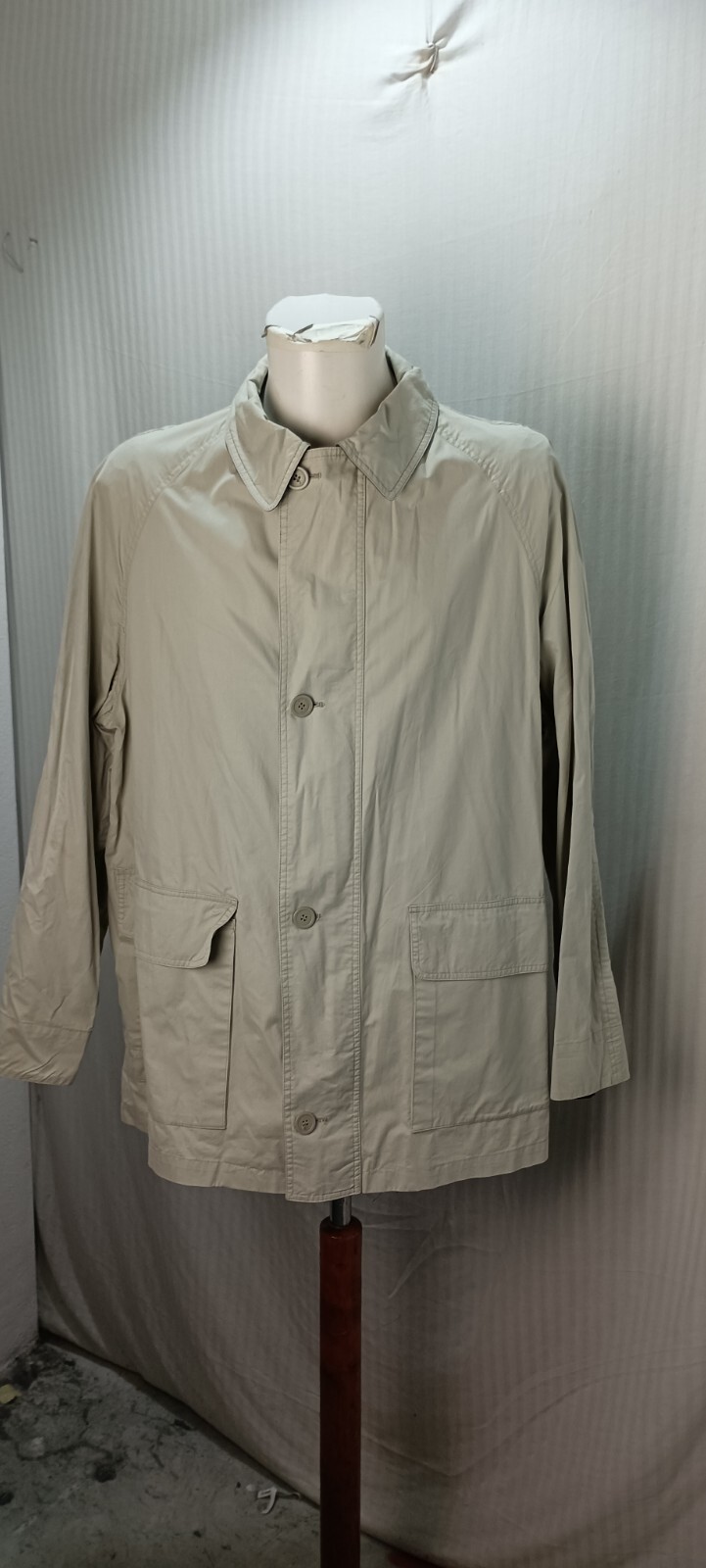 articolo d65 giacca yves saint laurent grigio chiaro tg 54 misto cotone le m