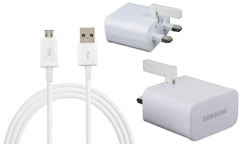 Samsung Galaxy A7 DOUS A03 Core Z4 Z3 Mains Wall UK Charger OR Micro USB Cable
