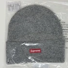 Supreme FW24 Bonnet Mohair Gris Bruyère Boîte Logo   Neuf Scellé