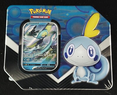 One Factory-Sealed Pokémon TCG 2020 Galar Partners Tin - Featuring Inteleon V