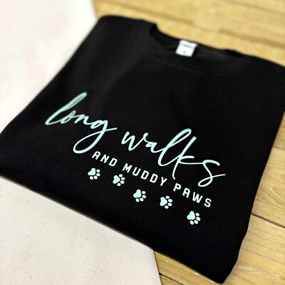 Hundepullover - lange Spaziergänge & schlammige Pfoten Hundeliebhaber Geschenk für ihren Hund Mama Pullover