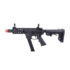Airsoft Gas Blowback GBB Rifle TWS 9mm SBR 330 FPS 30-50 RDS BB Capacity Black