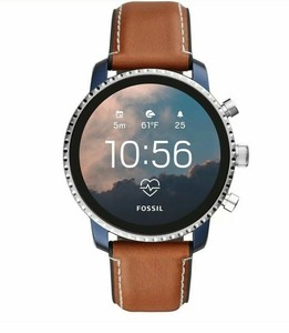 fossil smartwatch blue