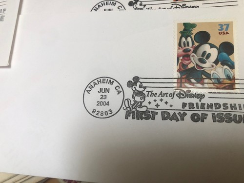 Lot Of Disney “The Art Of Disney Friendship” Stamps Envelopes 7 First Day Covers - Bild 7 von 7