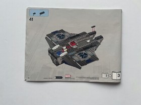 Lego Marvel Super Heroes #6869 Quinjet Aerial Battle 3 Book Instruction Set