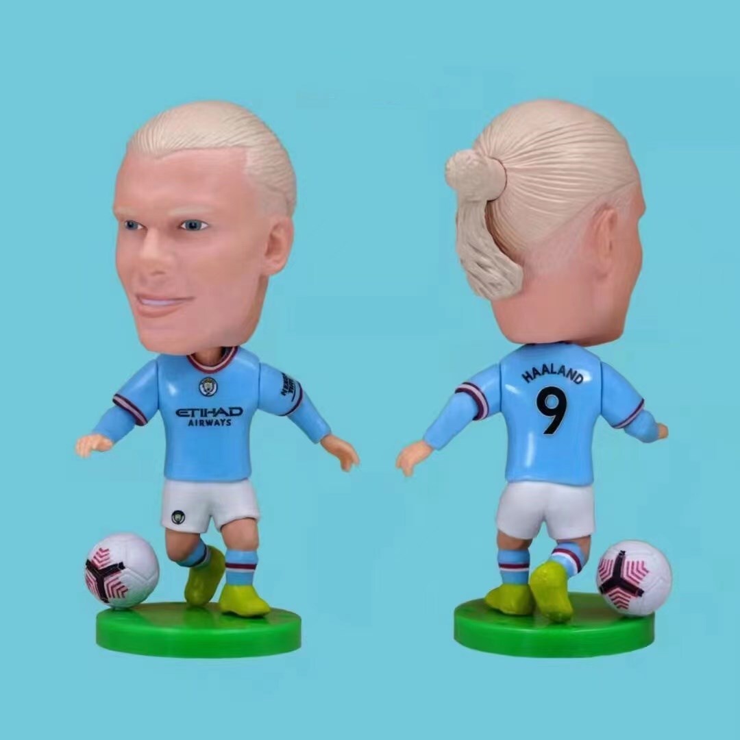 Soccerwe Football Figure Manchester City Erling Haaland 7cm Soccer