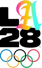 Los Angeles LA 2028 Olympics Vinyl Die Cut Sticker