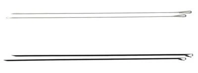 Cormoran Ködernadel 12,5 17 20cm 2er-Pack rostfreier Stahl Köderfisch Aal Zander
