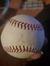 La Troy Hawkins AUTOGRAPHED BASEBALL WITH/COA FADED 