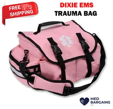 Dixie EMS On Call First Responder First Aid Trauma Bag - Pink