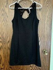 New Women’s LC Lauren Conrad Sleeveless Little Black Dress, Size 10