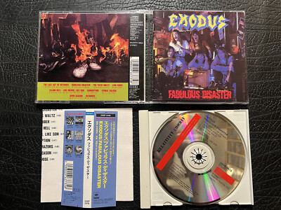 EXODUS fabulous disaster JAPAN CD 1989 W/OBI 25DP-5418 THRASH