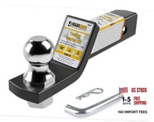 50547 Trailer Hitch Mount with 2 inch Ball and Pin - Fits 2 inch Receiver 2