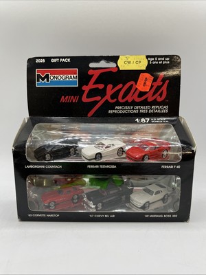 New Vintage Monogram Mini Exacts 1:87 2028 Six Car Gift Pack