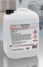 2 Stk 10 Liter Desinfektionsmittel Ethanol Alkohol, H&auml;ndeFl&auml;chen Bakterien Viren