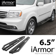 Aps 6.5in Off-road Style Nerf Bars Square Tube Fit 09-15 Honda Pilot Acura Mdx