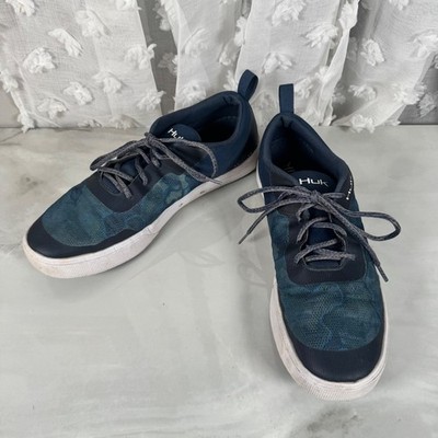 Huk Mahi Lace-Up Sneakers Blue Fishing Shoe Outdoor Gorpcore Men's 13