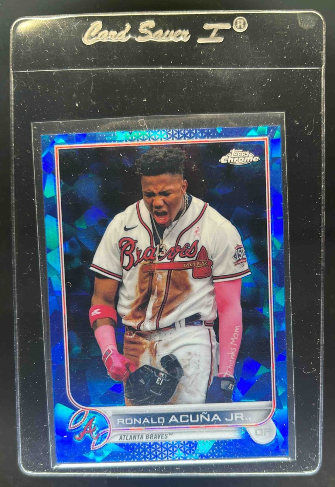 2022 Topps Chrome Sapphire Ronald Acuna Jr. #200 Braves