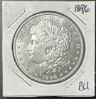 1896  -  Morgan Silver Dollar -- BU