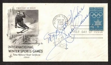 Jesse Owens American Athlete Original Signed Autograph 1960 Winter Olympics FDC