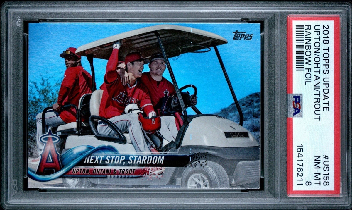 2018 Topps Update Series - Justin Upton Mike Trout Shohei Ohtani 