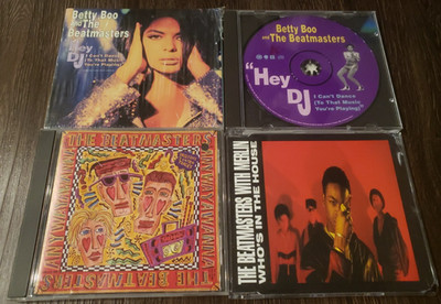 Betty Boo The Beatmasters 4 CD LOT Anywayawanna HEY DJ CAN'T DANCE Whos In House
